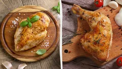 Kycklingbröst kontra lår: dietister har satt punkt i debatten om vilken del som är nyttigast