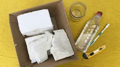 Lim för frigolit: hur du gör det och vad det klarar i verkliga förhållanden