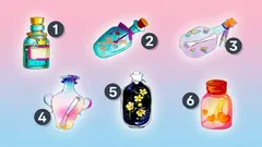 Psykologiskt test: välj en flaska och ta reda på vilket budskap som väntar dig